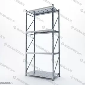 стеллаж сфм 3500х1500х800 (4 яруса с настилом) цинк