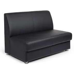 секция двухместная chairman сити натуральная кожа consul 850х1180х760