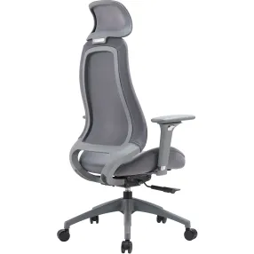 кресло эргономичное ant grey (ант грэй) ткань