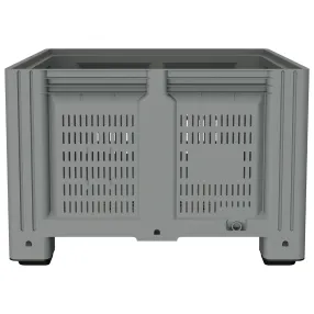 пластиковый контейнер ibox 1130x1130x760 (перфорированный, на ножках) арт. 11.604b.92.ре.с10