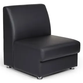 секция одноместная chairman сити экокожа euroline, рогожка twist 850х700х760