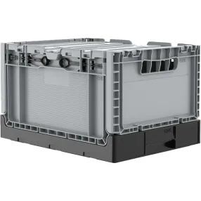 ящик с крышкой сплошной, складной 240х400х300, арт. b-4324k