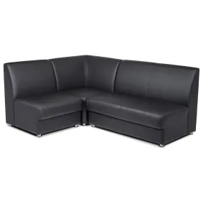 секция двухместная chairman сити натуральная кожа consul 850х1180х760