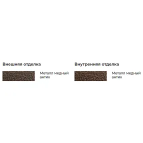 металлическая дверь титан (металл/металл) 2050/860