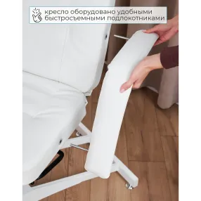 кресло педикюрное гармония 1 на гидравлике, обивка стандарт
