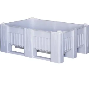 контейнер на 3 полозьях сплошной, п/э 435х1200х800, арт. c-box 1208 s (435)