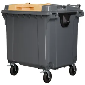 контейнер для мусора 1100 л на колесах с крышкой twinlid арт. 22.c19.tl