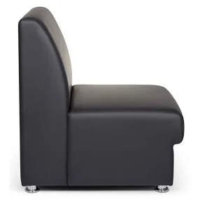 секция одноместная chairman сити экокожа euroline, рогожка twist 850х700х760