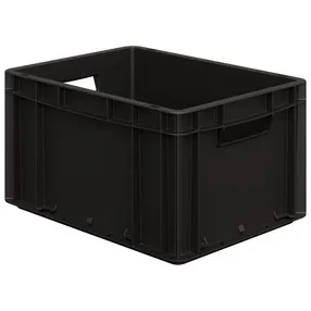 пластиковый ящик 400х300х220 (ес-4322) с гладким дном