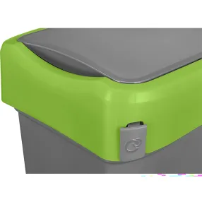 контейнер для мусора с крышкой, 25 литров 457х333х269, арт. smart bin 25