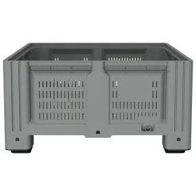 пластиковый контейнер ibox 1130x1130x580 (перфорированный, на ножках) арт. 11.604s.92.ре.с10