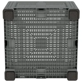 пластиковый контейнер ibox 1130x1130x760 (перфорированный, на ножках) арт. 11.604b.92.ре.с10