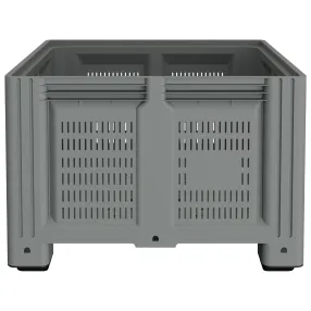 пластиковый контейнер ibox 1130x1130x760 (перфорированный, на ножках) арт. 11.604b.92.ре.с10