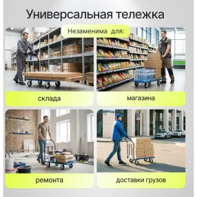 тележка платформенная кп-350-125-и, 600х1200 мм