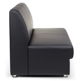секция двухместная chairman сити натуральная кожа consul 850х1180х760