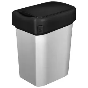контейнер для мусора с крышкой, 10 литров 345х245х196, арт. metal bin 10