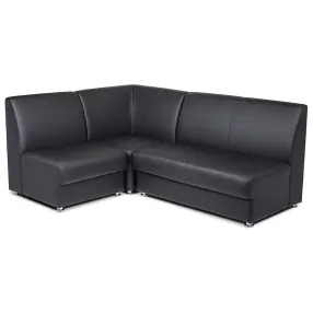 секция одноместная chairman сити экокожа euroline, рогожка twist 850х700х760