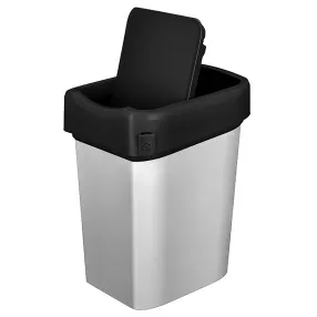 контейнер для мусора с крышкой, 10 литров 345х245х196, арт. metal bin 10