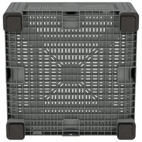 пластиковый контейнер ibox 1130x1130x580 (перфорированный, на ножках) арт. 11.604s.92.ре.с10