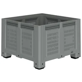 пластиковый контейнер ibox 1130x1130x760 (перфорированный, на ножках) арт. 11.604b.92.ре.с10
