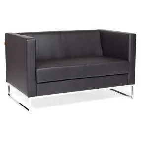 диван двухместный chairman дюна натуральная кожа consul 700х1220х730