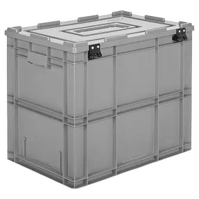 ящик сплошной, усиленное дно, с крышкой 520х600х400, арт. hp 4650 wl